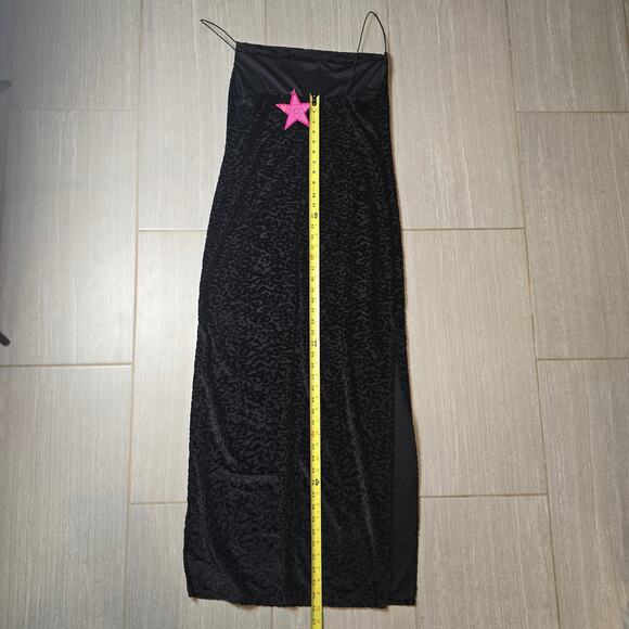 NWT Popular Basics Black Leopard Textured Bodycon Dress XL - Picture 8 of 9